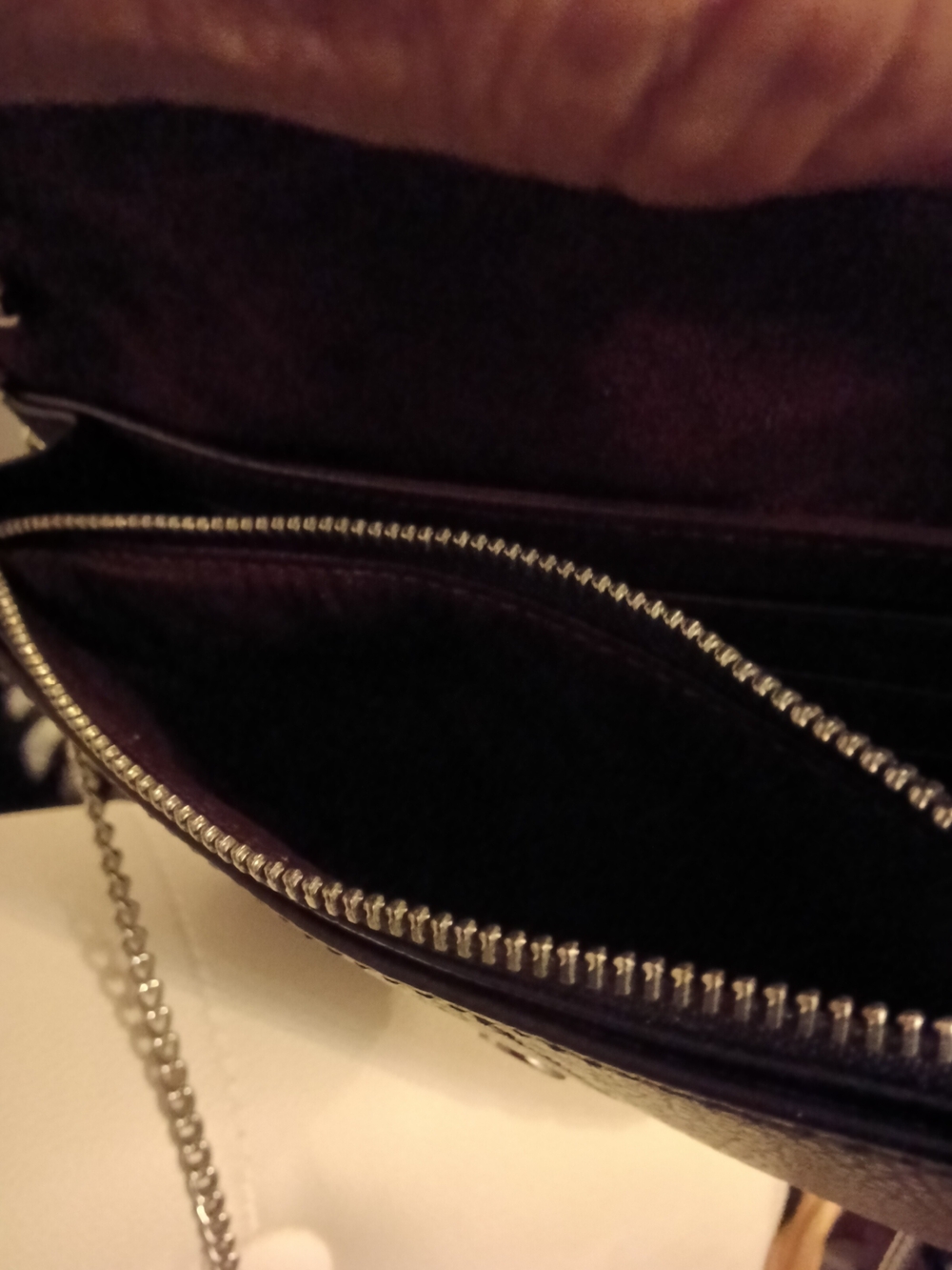 Coach Georgie Leather Crossbody Bag w/  Multicolor Stitching NWOT - Picture 6 of 7